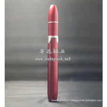 aluminum clear red cosmetic mascara tube